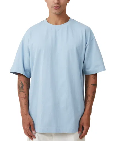 Cotton On Men's Box Fit Plain T-shirt In Blue