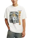 Cotton On Box Fit Premium Music T-shirt In White