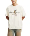 Cotton On Men's Box Fit Premium Music T-shirt In Cream Puff
