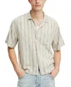 Cotton On Box Fit Short Sleeve Shirt In Off White Grid Check