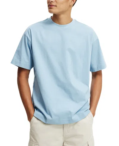 Cotton On Men's Box Fit T-shirt In Blue