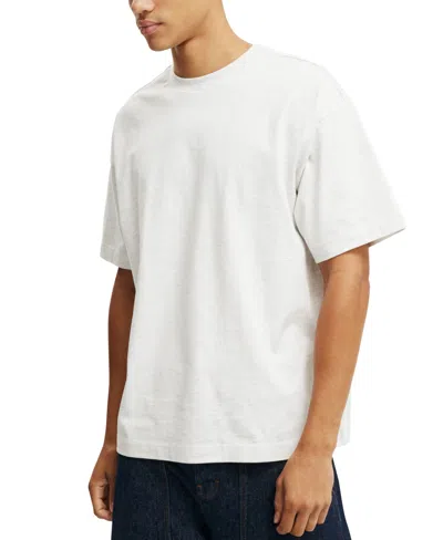 Cotton On Men's Box Fit T-shirt In White Marle