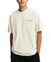 Cotton On Box Fit Text T-shirt In Creampuff,open Studios