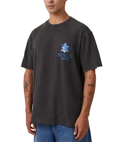 Cotton On Men's Busch Light Loose Fit T-shirt In Brown