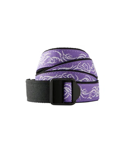Cotton On Men's Cable Belt In Purple
