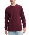 Cotton On Chunky Waffle Long Sleeve Tshirt In Burgundy