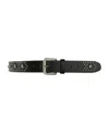 Cotton On Circle Stud Belt In Black