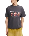 Cotton On Cropped Fit Graphic T-shirt In Gray