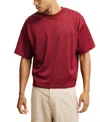 Cotton On Cropped Fit Mesh T-shirt In Crimson
