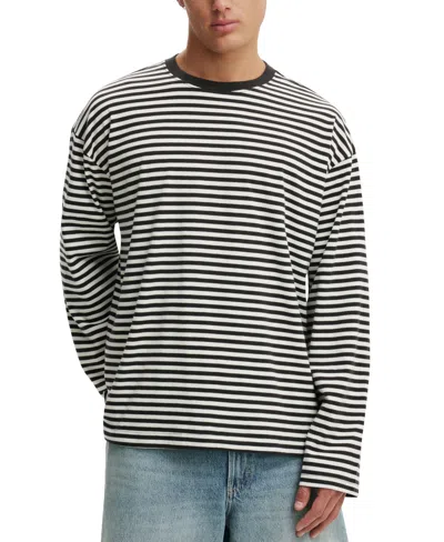 Cotton On Men's Cropped Modern-fit Long-sleeve T-shirts In Multi