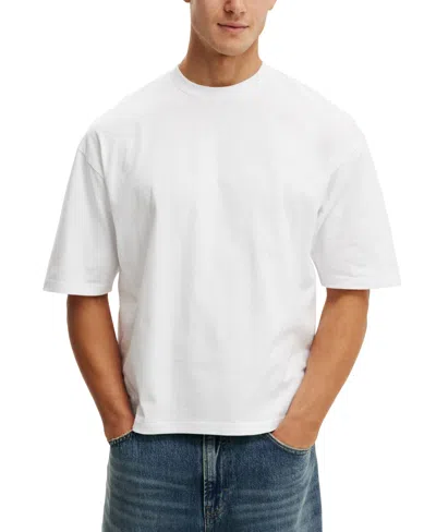 Cotton On Men's Cropped Modern-fit T-shirt In White