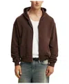 Cotton On Cropped Zip Up Hoodie In Brown