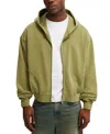 Cotton On Cropped Zip Up Hoodie In Green