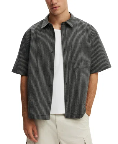 Cotton On Darcy Short Sleeve Shirt In Gray
