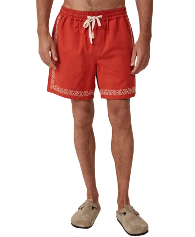 Cotton On Men's Easy Short In Red