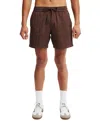 Cotton On Elevated Easy Short In Chocolate Zig Zag Knit