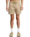 Cotton On Elevated Easy Short In Taupe Herringbone