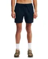 Cotton On Elevated Easy Short In True Navy Diamond Grid Knit