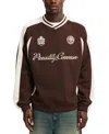 Cotton On Graphic Fleece Sweater In Dark Oak
