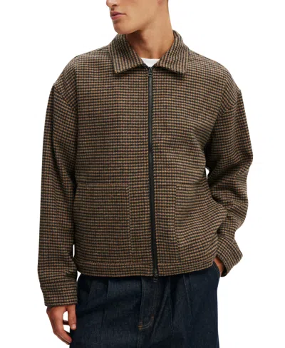 Cotton On Men's Harrington Jacket In Brown