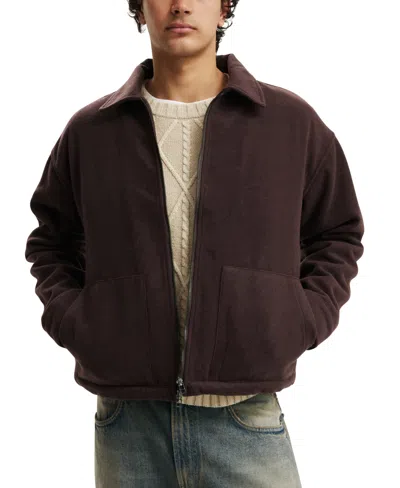 Cotton On Men's Harrington Jacket In Chocolate