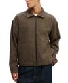Cotton On Harrington Jacket In Houndstooth Check