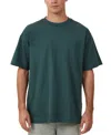 Cotton On Men's Box Fit Plain T-shirt In Green