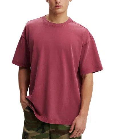 Cotton On Men's Heavy Weight T-shirt In Red