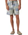 Cotton On Kahuna Drawstring Shorts In Sage Quilt