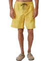 Cotton On Kahuna Drawstring Shorts In Yellow