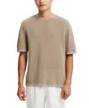Cotton On Knit Tee In Warm Gray