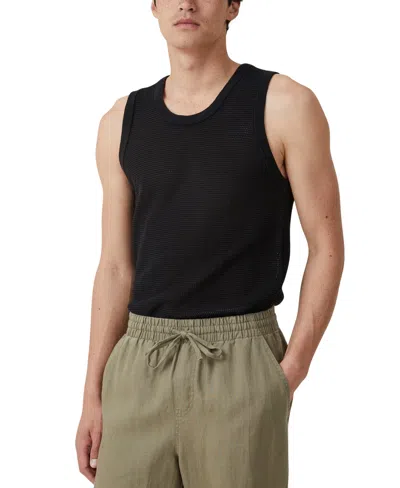 Cotton On Men's Knit Tank Top In Black