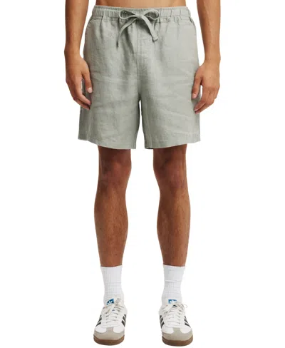 Cotton On Men's Linen Easy Shorts In Green