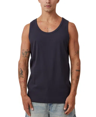 Cotton On Men's Loose Fit Rib Tank Top In Navy