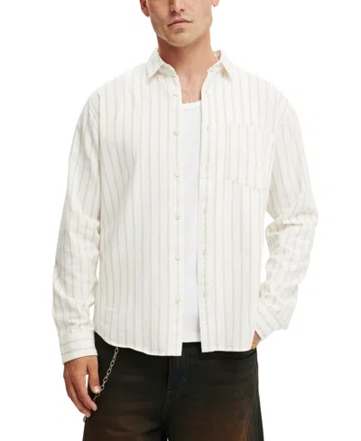 Cotton On Men's Luca Long-sleeve Shirt In White