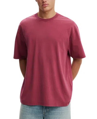 Cotton On Men's Modern-fit Short-sleeve T-shirt In Raspberry Wash