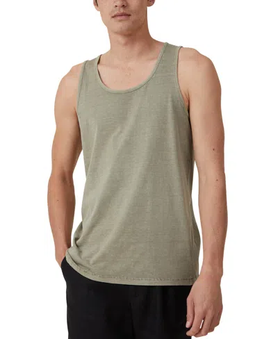 Cotton On Men's Natural Tank Top In Silver