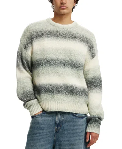 Cotton On Men's Ombre Crew Knit Sweater In Charcoal Ombre