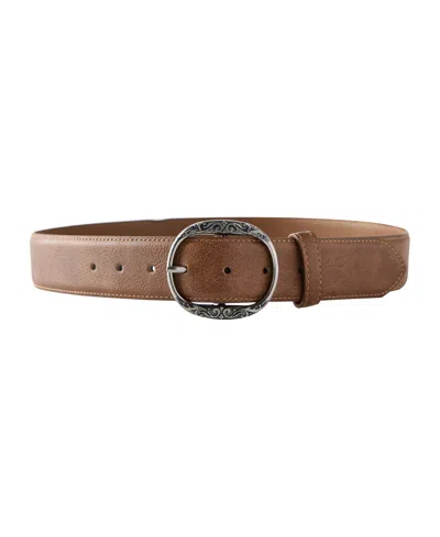 Cotton On Men's Oval Buckle Belt In Brown