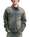 COTTON ON MEN'S OVERSIZED TRUCKER JACKET