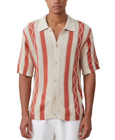 Cotton On Men's Pablo Short Sleeve Shirt In Beige