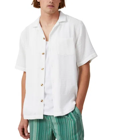 Cotton On Men's Palma Short Sleeve Shirt In White1