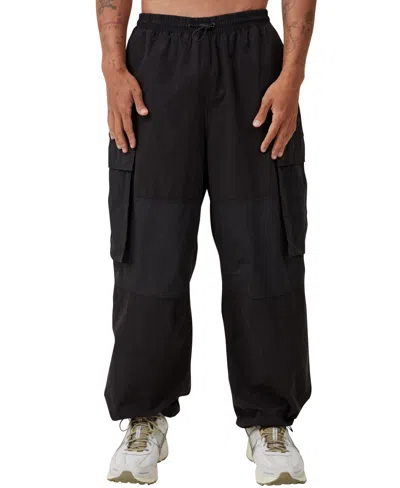Cotton On Men's Parachute Super Baggy Pant In Black