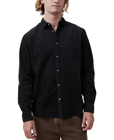 Cotton On Men's Portland Long Sleeve Shirt In Black