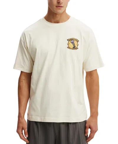 Cotton On Men's Premium Graphics Music Crewneck T-shirt In Cream,the Offspring