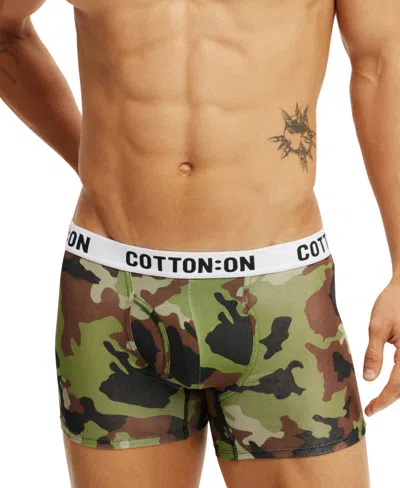 Cotton On Men's Regular Fit Trunks In Green
