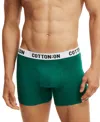 Cotton On Men's Regular Fit Trunks In Green