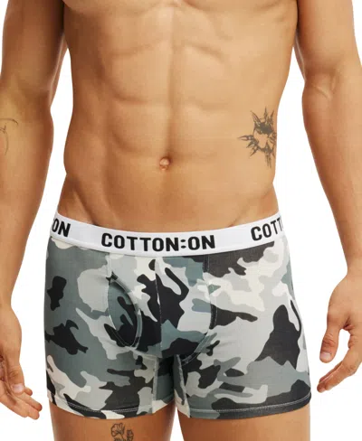 Cotton On Men's Regular Fit Trunks In Gray