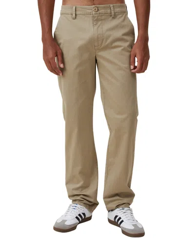 Cotton On Men's Regular Straight Chinos In Beige