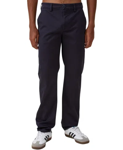 Cotton On Men's Regular Straight Chinos In Navy